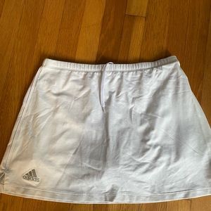 white addidas tennis skirt